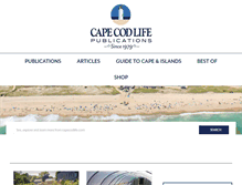 Tablet Screenshot of capecodlife.com